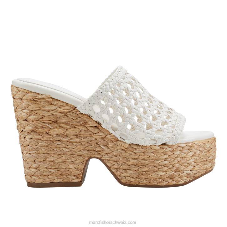 Marc Fisher Frauen Elfenbein Hollis Espadrille-Plateausandale 48XZ208