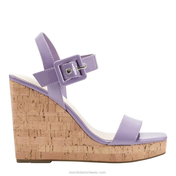 Marc Fisher Frauen Lavendelpatent Lukey Keilsandale 48XZ263