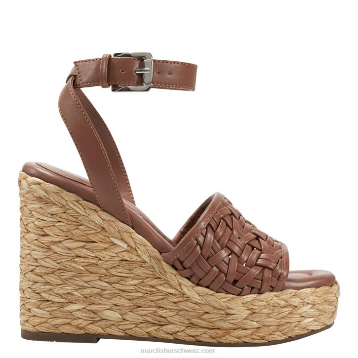 Marc Fisher Frauen dunkel natürlich Godina Espadrille-Keilsandale 48XZ242