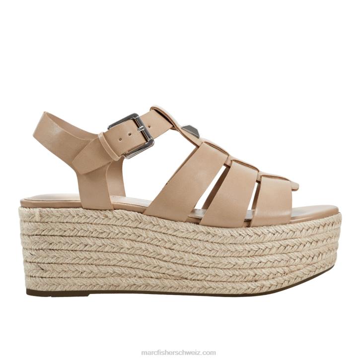 Marc Fisher Frauen leicht natürlich Jenila Espadrille-Sandalen 48XZ206