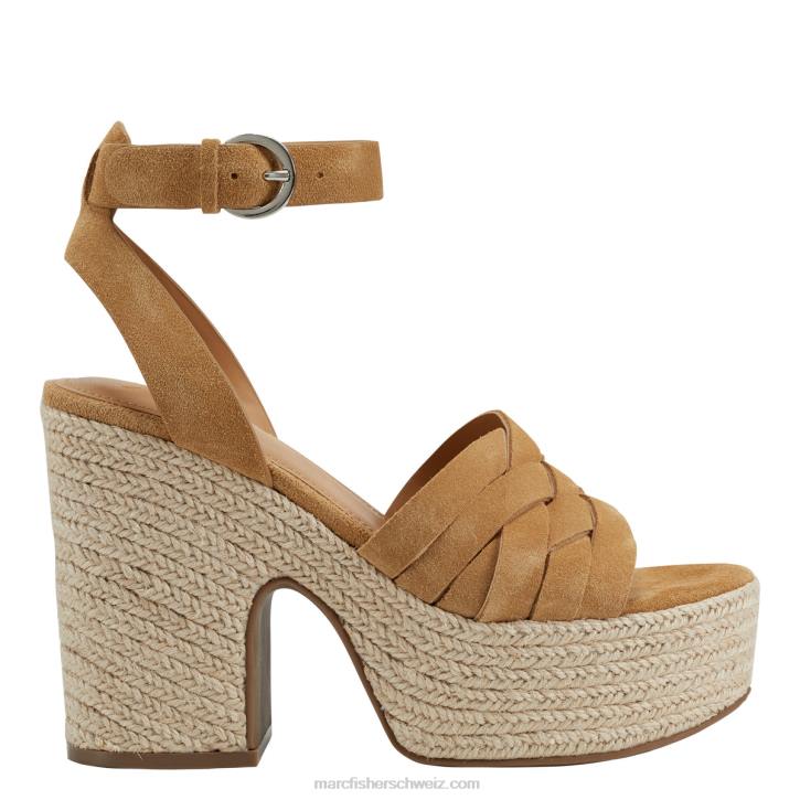 Marc Fisher Frauen natürlich Espadrille-Plateausandale aus Haferflocken 48XZ205