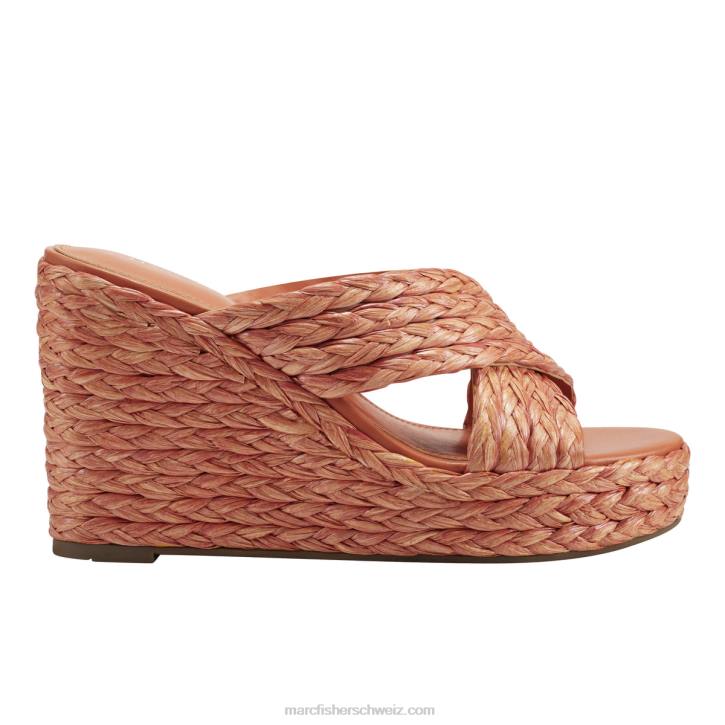 Marc Fisher Frauen orange Lynn Espadrille-Keilsandale 48XZ250