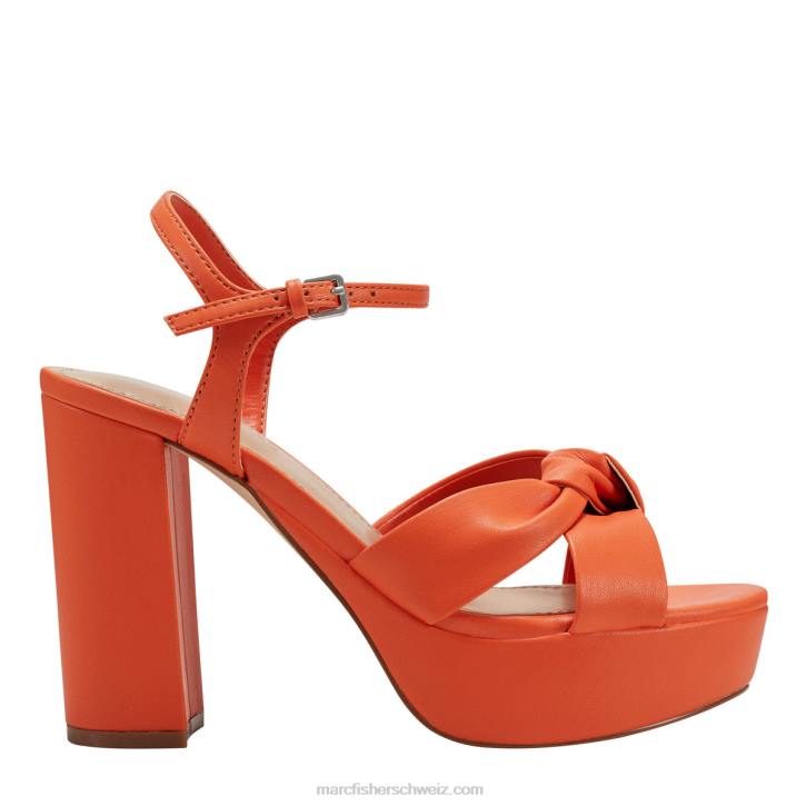 Marc Fisher Frauen Mandarine-Orange deren Plateausandale 48XZ577