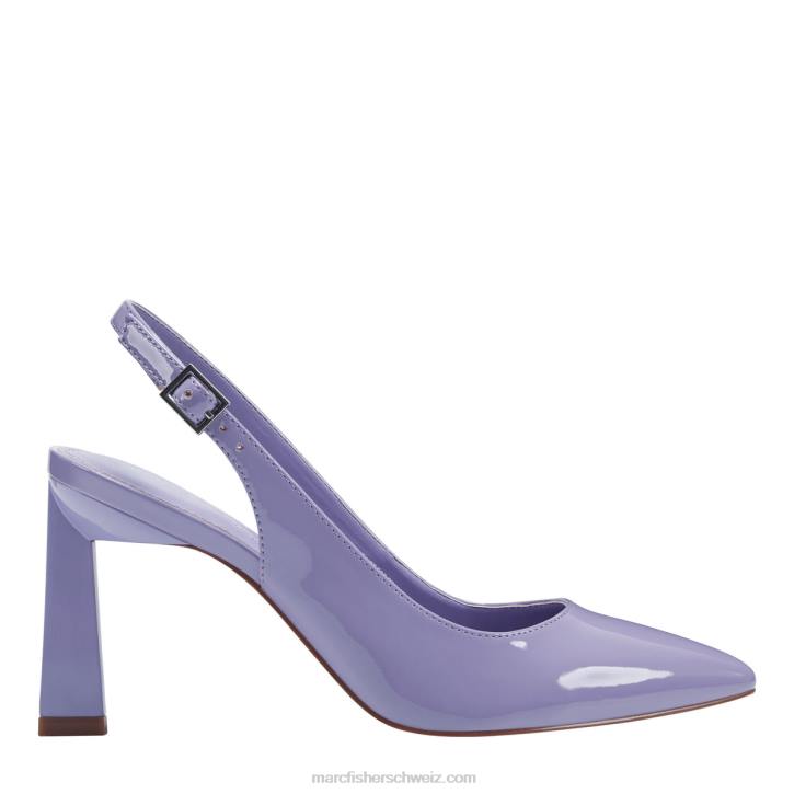 Marc Fisher Frauen lila Patent Sannek Slingback-Pumpe 48XZ654