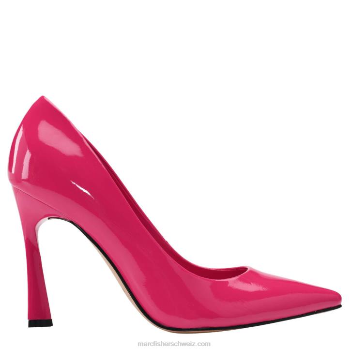Marc Fisher Frauen rosa Lackleder Sassie-Pumps mit Absatz 48XZ690