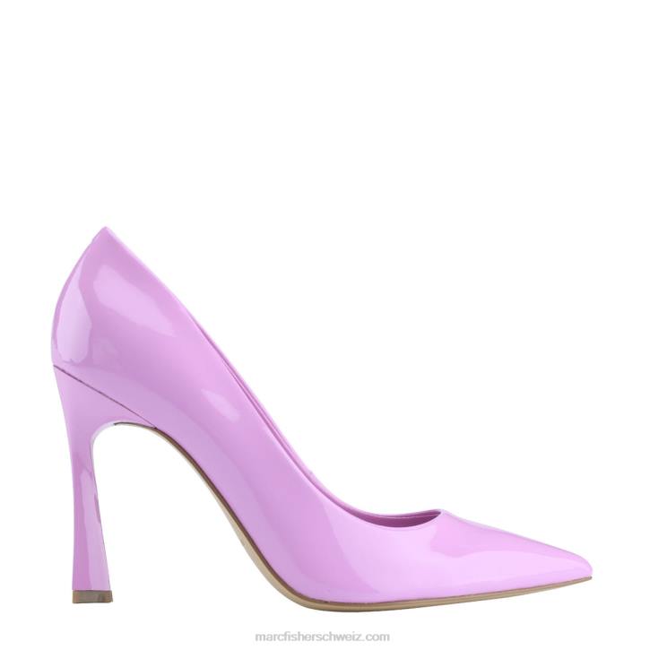 Marc Fisher Frauen violettes Lackleder Sassie-Pumps mit Absatz 48XZ644