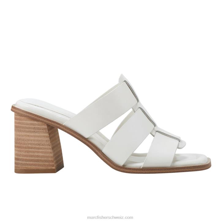 Marc Fisher Frauen Elfenbein Louisa-Sandale mit Blockabsatz 48XZ354