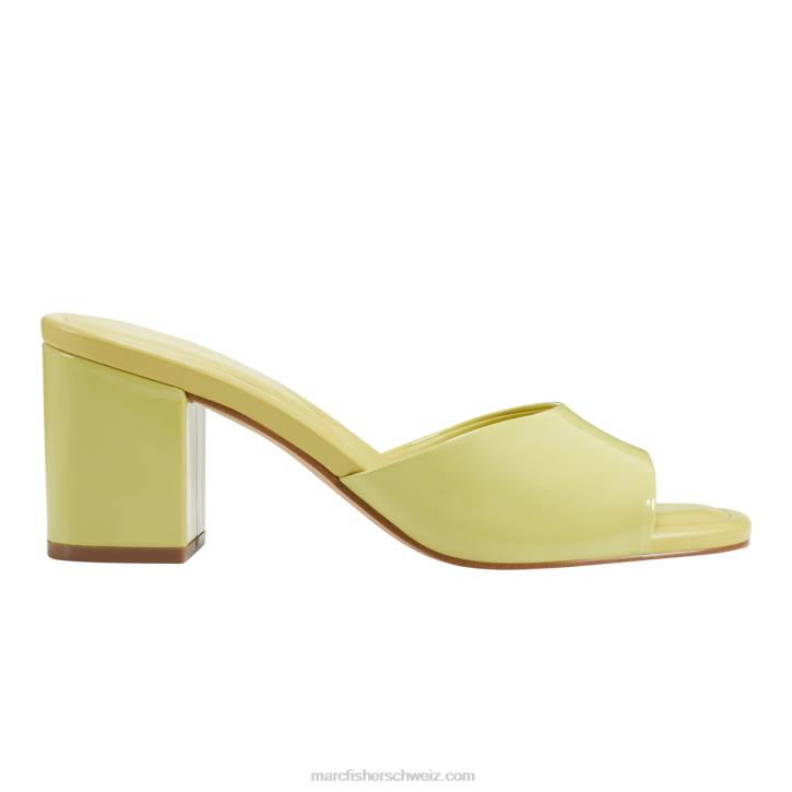 Marc Fisher Frauen Gelb Fynn-Sandale mit Blockabsatz 48XZ475