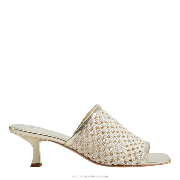 Marc Fisher Frauen Gold Juliette-Sandale mit Absatz 48XZ491
