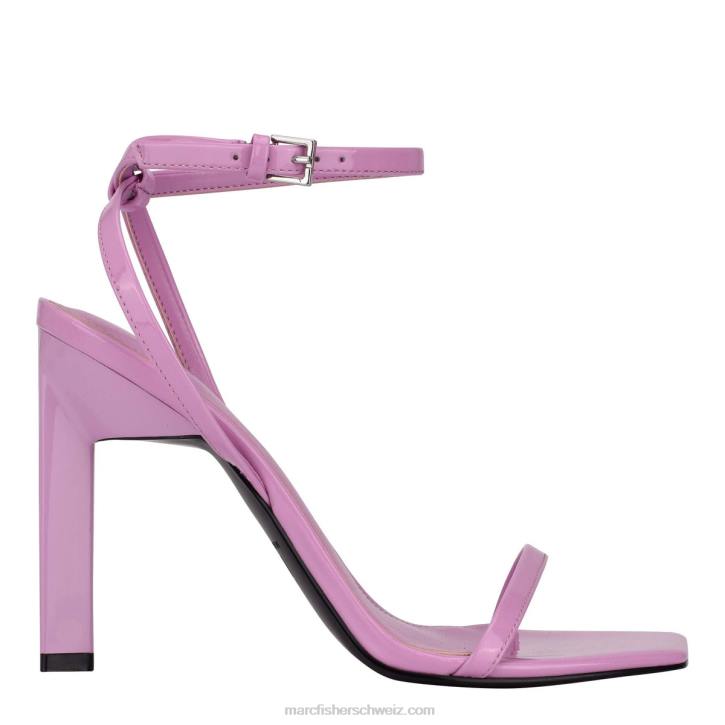 Marc Fisher Frauen hellviolettes Leder Arthur Riemchensandale mit Absatz 48XZ416
