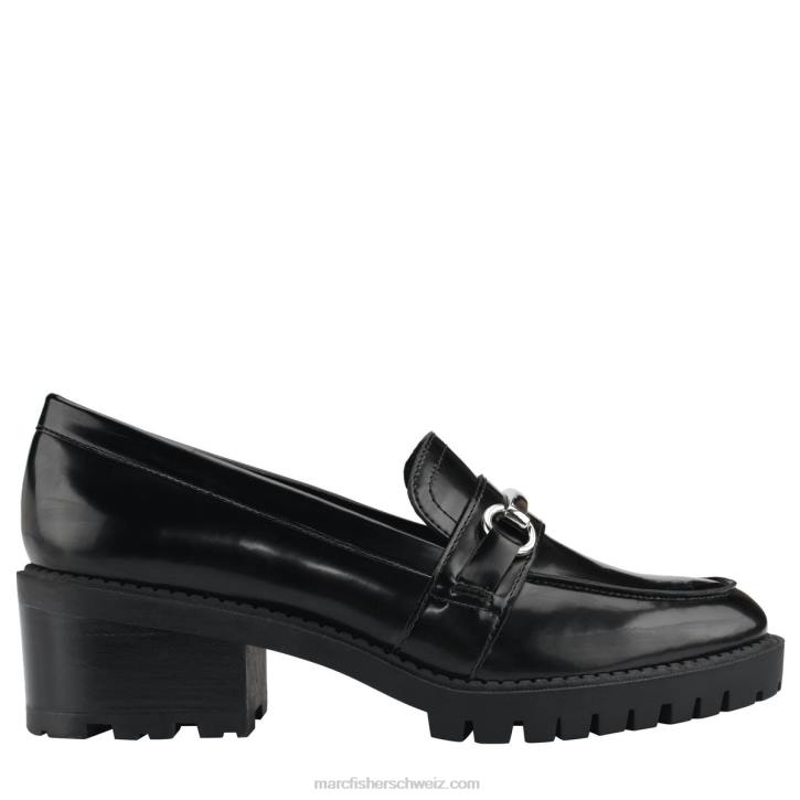 Marc Fisher Frauen Schwarz Tanzloafer mit Absatz 48XZ427