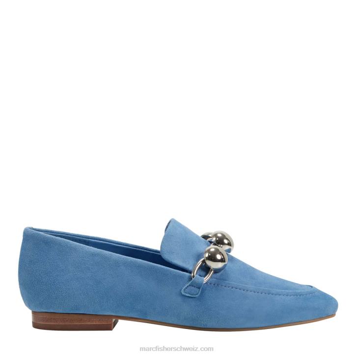 Marc Fisher Frauen blaues Wildleder Elena Loafer 48XZ429
