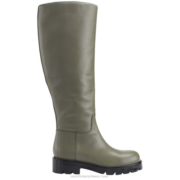Marc Fisher Frauen Olivenleder Phidias Lugsole-Stiefel 48XZ172