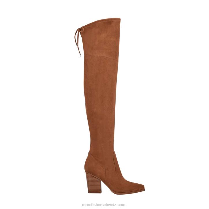 Marc Fisher Frauen mittleres natürliches Wildleder Okun Overknee-Stiefel 48XZ155