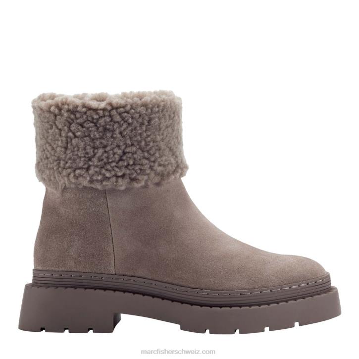 Marc Fisher Frauen Taupefarbenes Wildleder Vina Lugsole Bootie 48XZ55