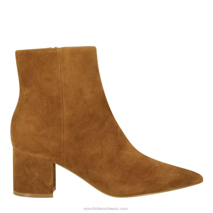 Marc Fisher Frauen braunes Wildleder Jarli spitze Stiefelette 48XZ141
