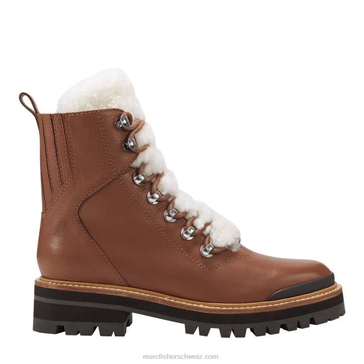 Marc Fisher Frauen dunkles Naturleder Izzie Lugsole-Stiefelette 48XZ144
