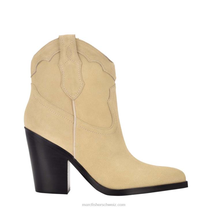 Marc Fisher Frauen leichtes natürliches Wildleder Gona Western Bootie 48XZ106