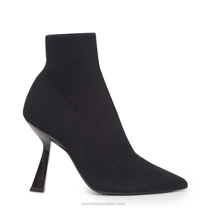 Marc Fisher Frauen schwarzer Strick Umair-Stiefel mit Absatz 48XZ119