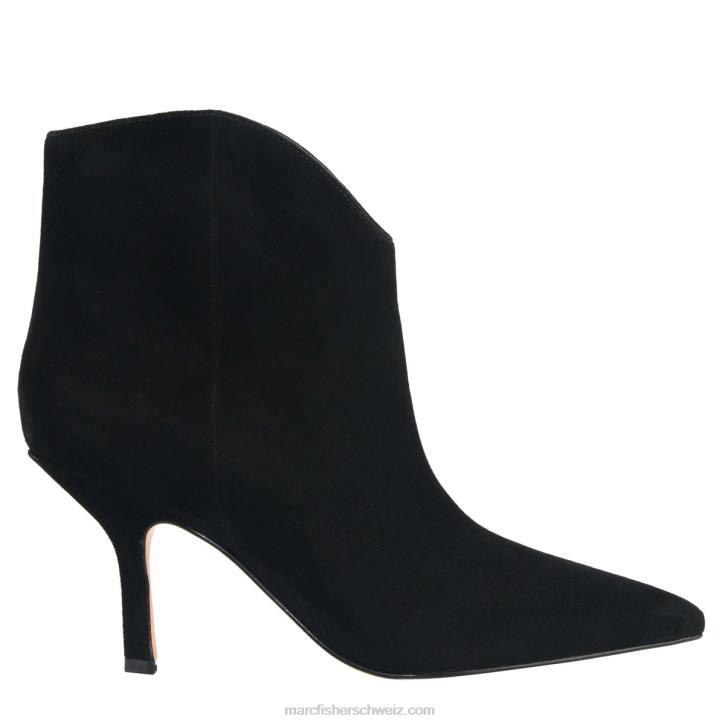 Marc Fisher Frauen schwarzes Wildleder Haylian spitze Zehenstiefel 48XZ69