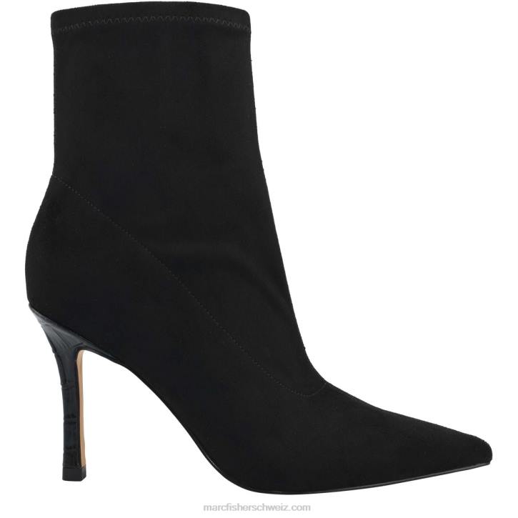 Marc Fisher Frauen schwarzes Wildleder Kellen-Stiefel mit Absatz 48XZ21