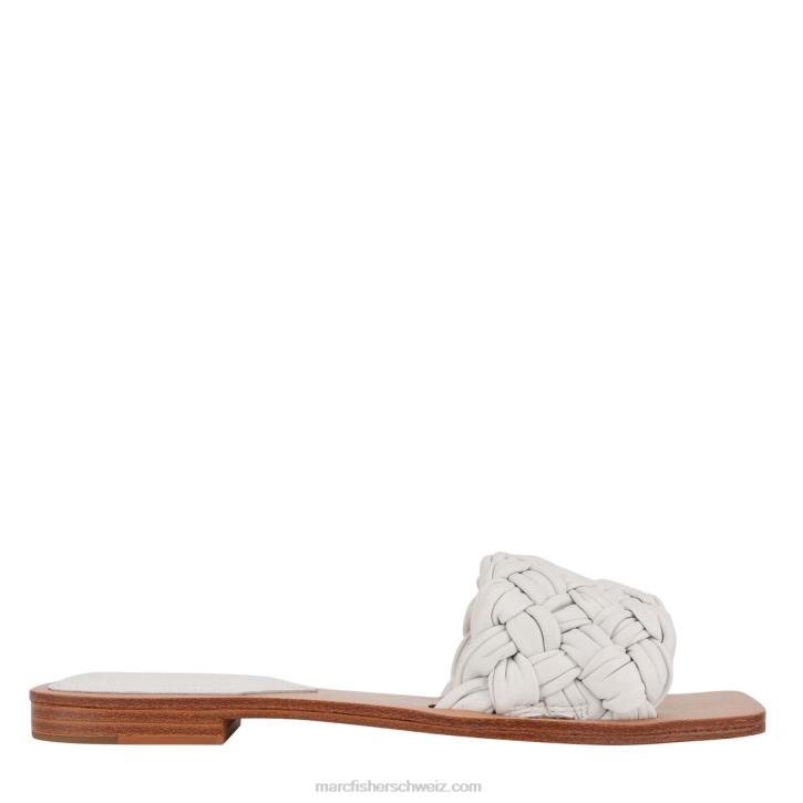 Marc Fisher Frauen Weiss Reanna flache Rutsche 48XZ316