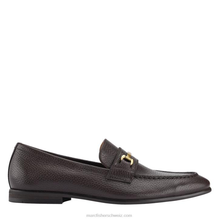 Marc Fisher Männer braunes Leder Frank Loafer 48XZ725