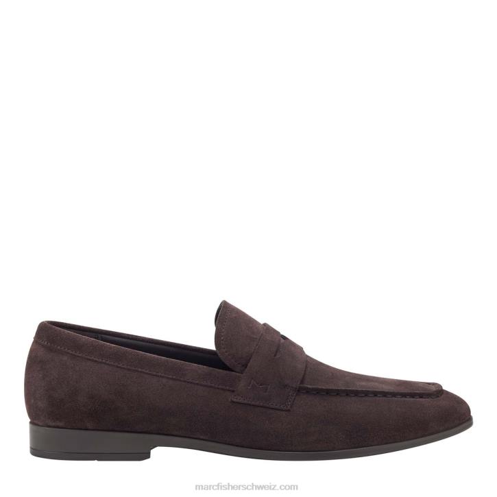 Marc Fisher Männer braunes Wildleder Noah-Kleid-Loafer 48XZ720