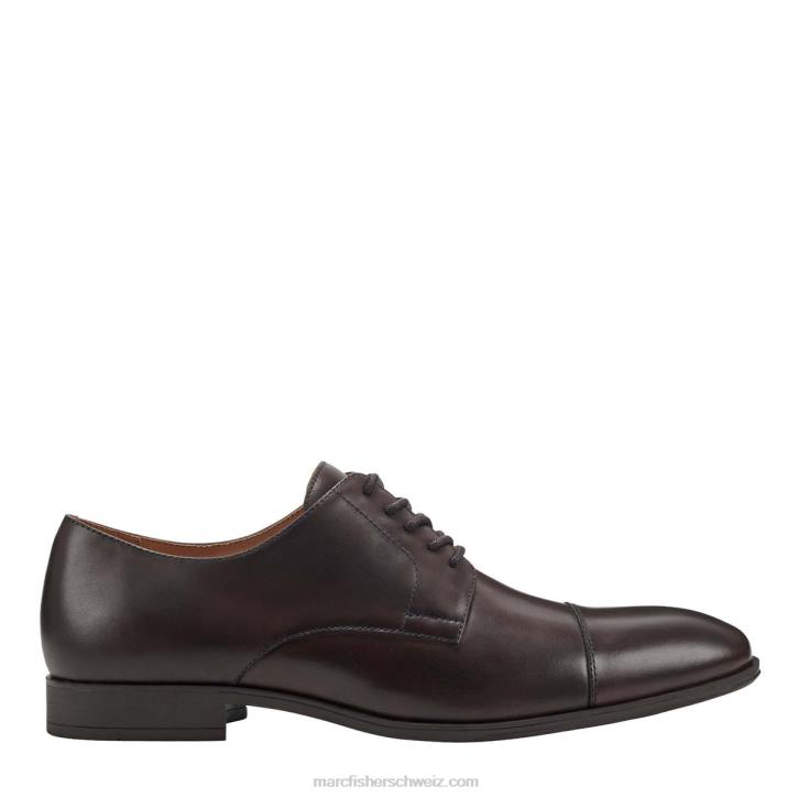 Marc Fisher Männer dunkelbraunes Leder Kurt Dress Loafer 48XZ714