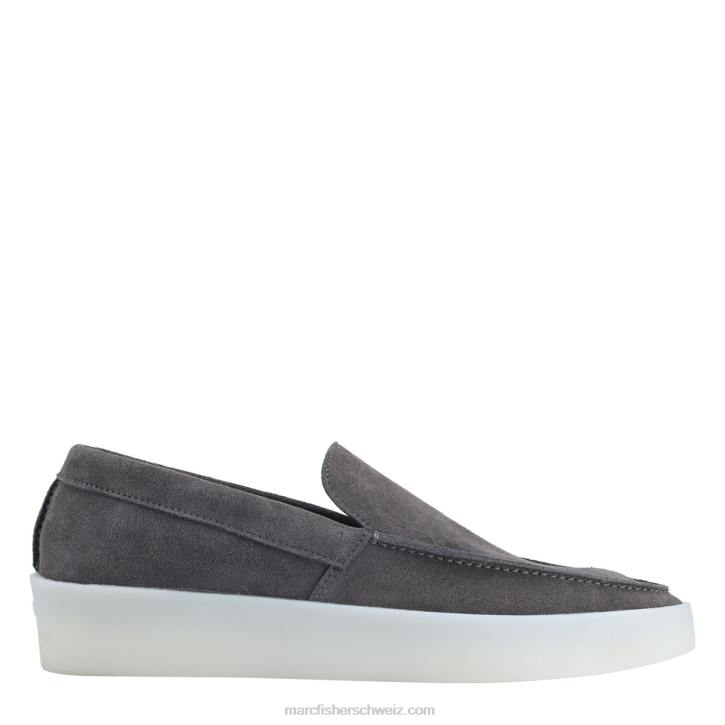Marc Fisher Männer dunkelgraues Wildleder Connor-Loafer 48XZ730