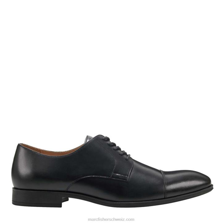Marc Fisher Männer schwarzes Leder Kurt Dress Loafer 48XZ718