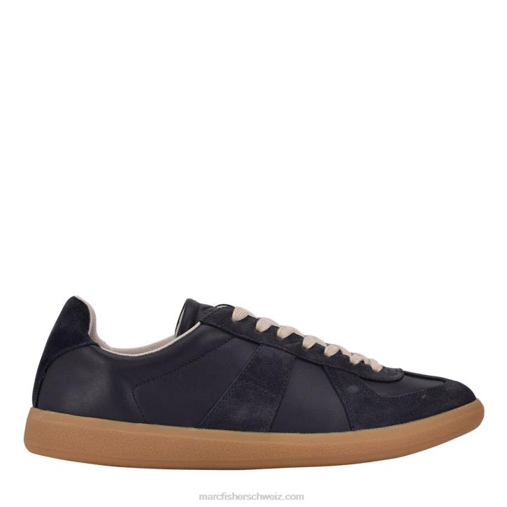 Marc Fisher Männer marineblaues Wildleder Ton-Sneaker 48XZ743